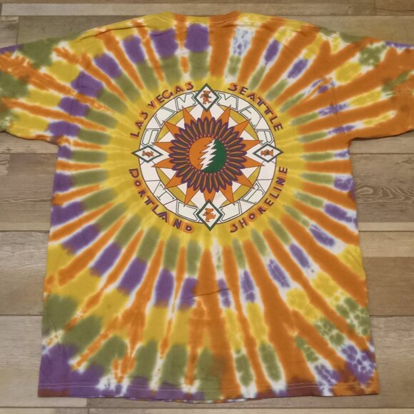 Grateful Dead Steal Your Feathers 2X-Large Tie Dye T-Shirt - Picture 2 of 4